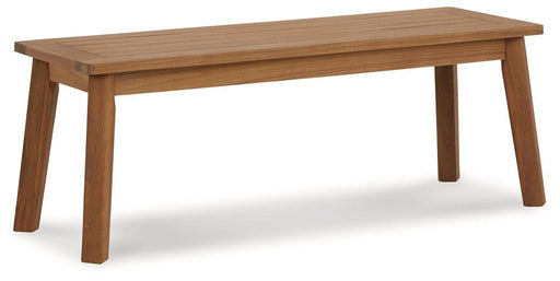 Janiyah Outdoor Dining Bench - Carl's Furniture (Garden City, KS)