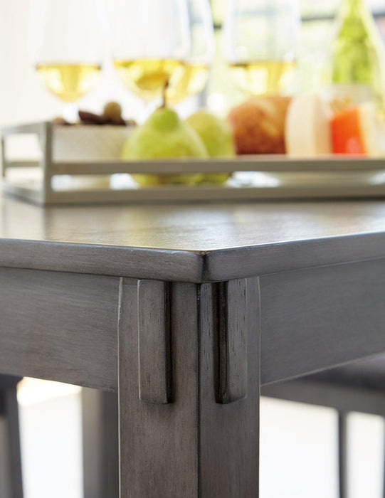 Bridson Counter Height Dining Table and Bar Stools (Set of 5) - Carl's Furniture (Garden City, KS)