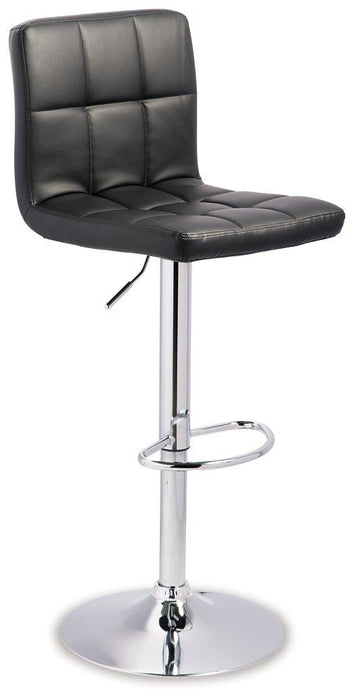 Bellatier Adjustable Height Bar Stool - Carl's Furniture (Garden City, KS)