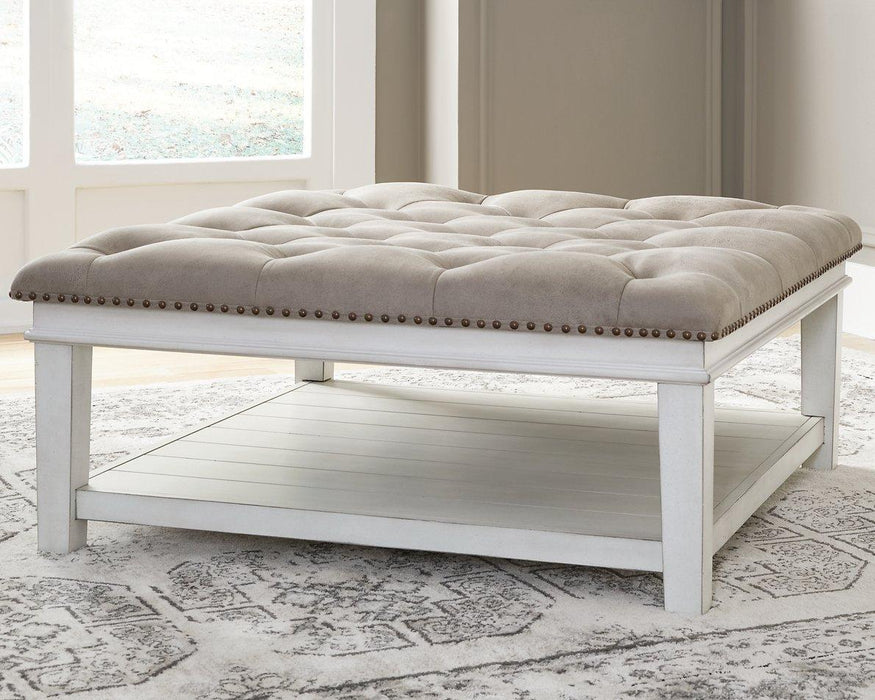 Kanwyn Upholstered Ottoman Coffee Table - Carl's Furniture (Garden City, KS)