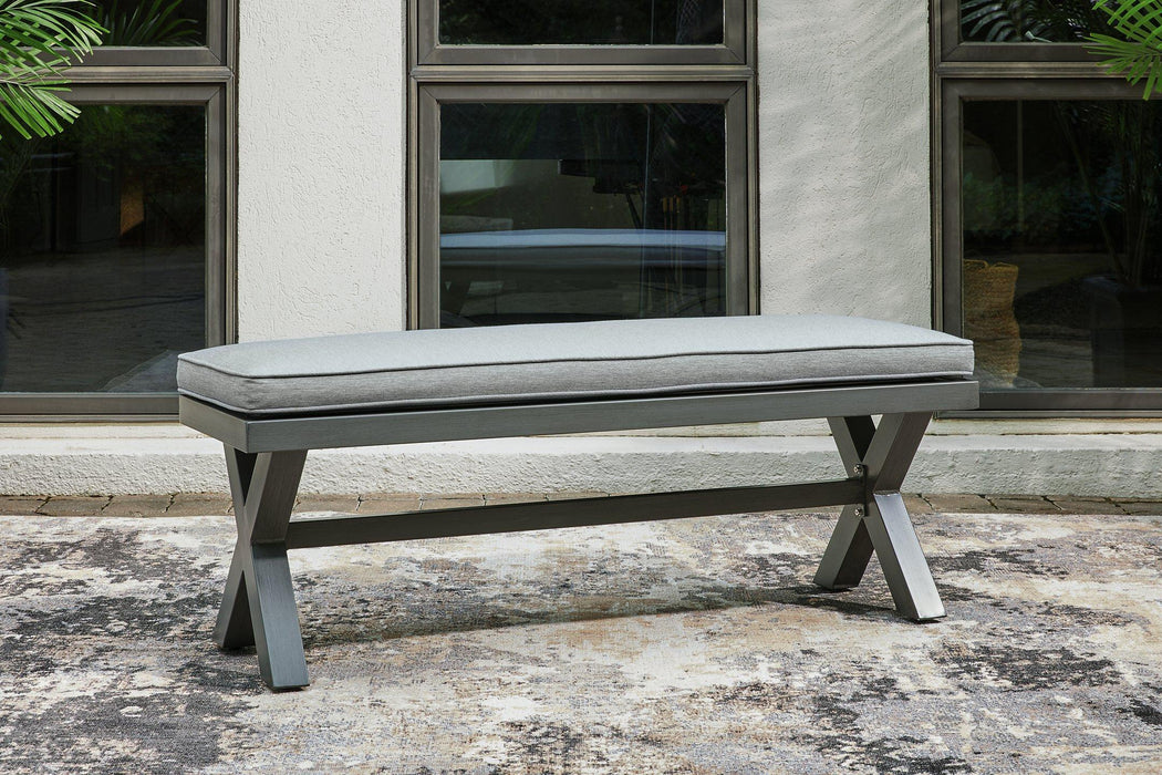 Elite Park Outdoor Bench with Cushion - Carl's Furniture (Garden City, KS)