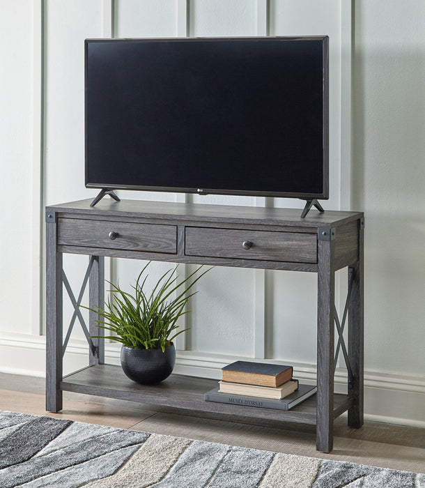 Freedan Sofa/Console Table - Carl's Furniture (Garden City, KS)