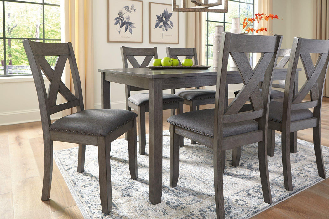 Caitbrook Dining Table and Chairs (Set of 7) - Carl's Furniture (Garden City, KS)