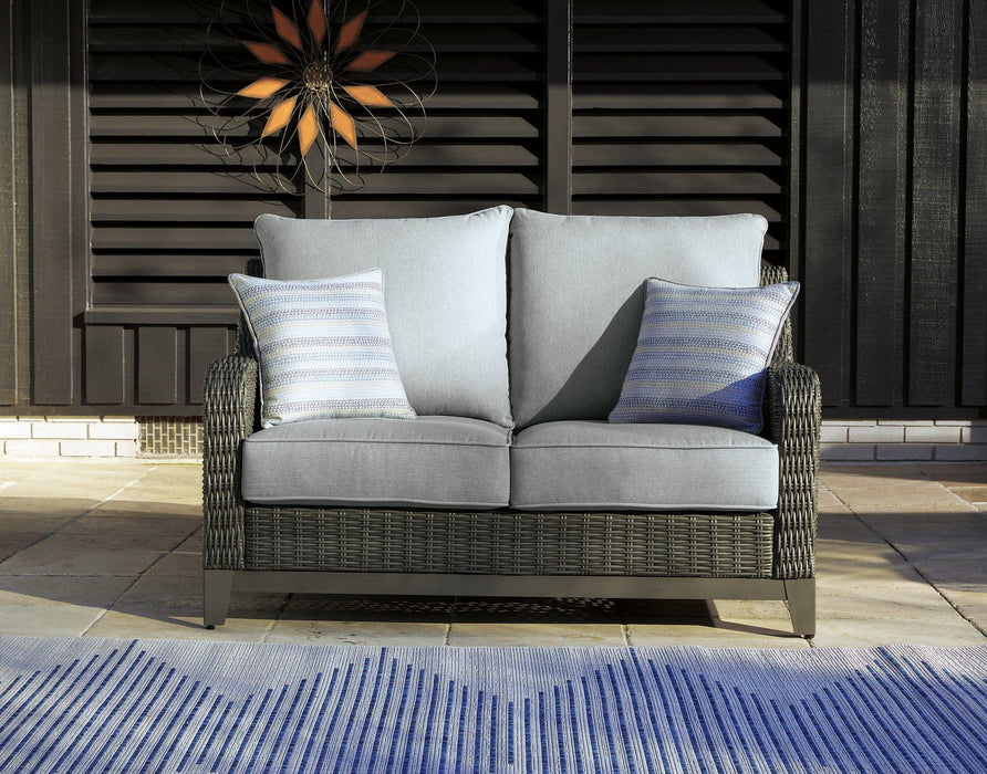 Elite Park Outdoor Loveseat with Cushion - Carl's Furniture (Garden City, KS)