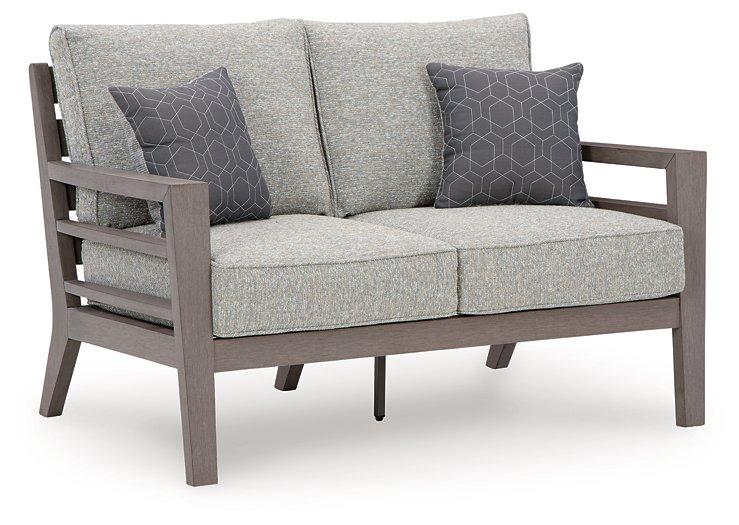 Hillside Barn Outdoor Loveseat with Cushion - Carl's Furniture (Garden City, KS)