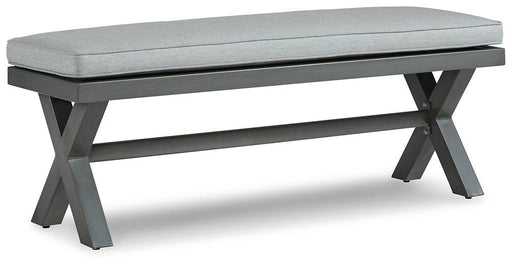 Elite Park Outdoor Bench with Cushion - Carl's Furniture (Garden City, KS)
