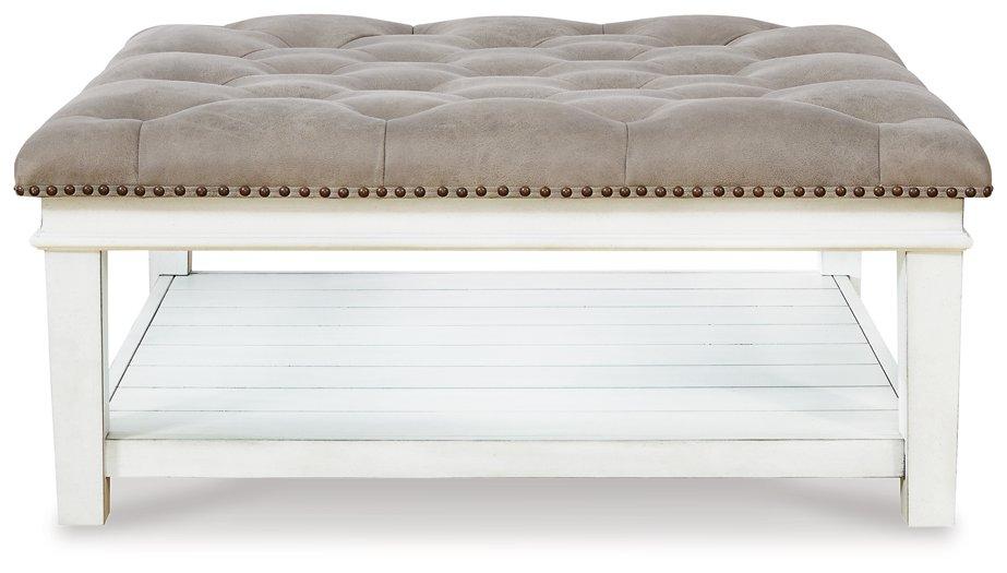 Kanwyn Upholstered Ottoman Coffee Table - Carl's Furniture (Garden City, KS)