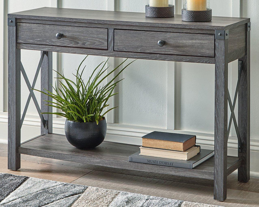 Freedan Sofa/Console Table - Carl's Furniture (Garden City, KS)
