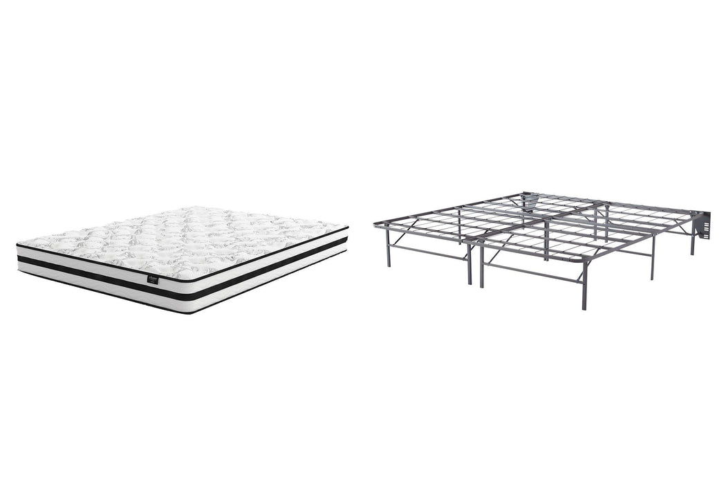 8 Inch Chime Innerspring Mattress Set - Carl's Furniture (Garden City, KS)