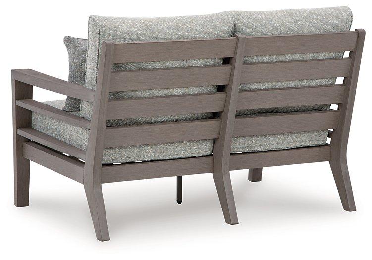 Hillside Barn Outdoor Loveseat with Cushion - Carl's Furniture (Garden City, KS)