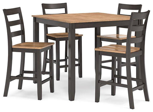 Gesthaven Counter Height Dining Table and 4 Barstools (Set of 5) - Carl's Furniture (Garden City, KS)