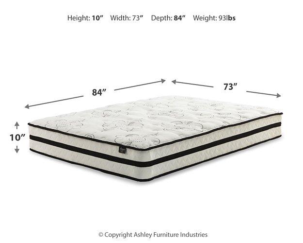 Chime 10 Inch Hybrid Mattress Package - Carl's Furniture (Garden City, KS)