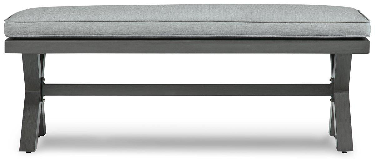 Elite Park Outdoor Bench with Cushion - Carl's Furniture (Garden City, KS)