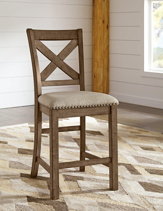 Moriville Counter Height Dining Set - Carl's Furniture (Garden City, KS)