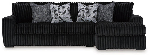 Midnight-Madness Sectional Sofa with Chaise - Carl's Furniture (Garden City, KS)