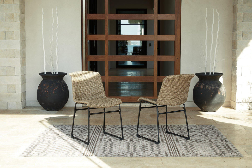 Amaris Outdoor Dining Chair (Set of 2) - Carl's Furniture (Garden City, KS)