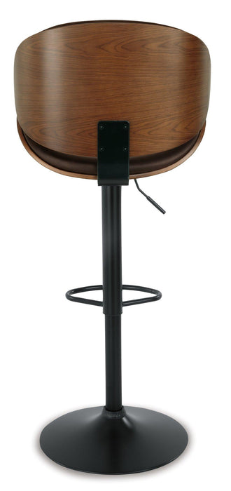 Bellatier Adjustable Height Bar Stool - Carl's Furniture (Garden City, KS)