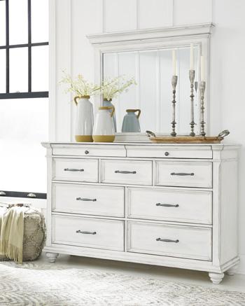 Kanwyn Dresser and Mirror - Carl's Furniture (Garden City, KS)