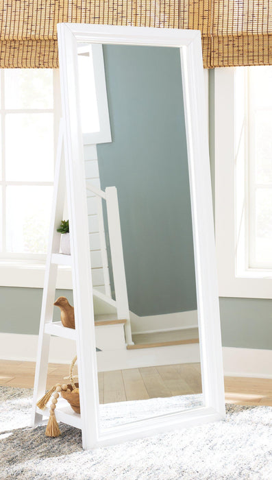 Evesen Floor Standing Mirror/Storage - Carl's Furniture (Garden City, KS)