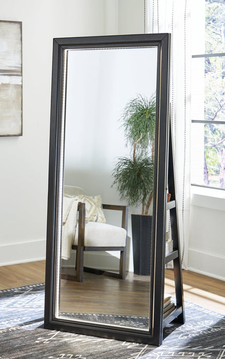 Evesen Floor Standing Mirror/Storage - Carl's Furniture (Garden City, KS)
