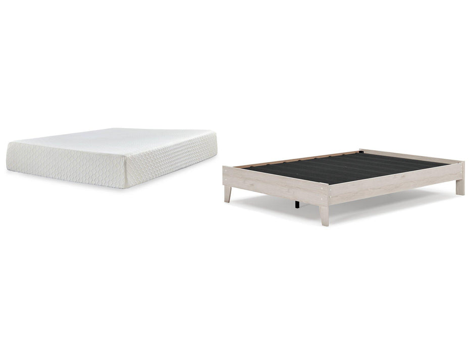 Socalle Bed and Mattress Set - Carl's Furniture (Garden City, KS)
