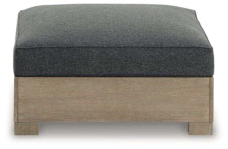 Citrine Park Outdoor Ottoman with Cushion - Carl's Furniture (Garden City, KS)