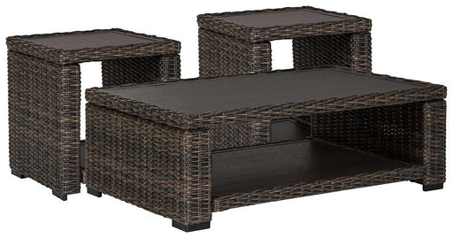 Grasson Lane Outdoor Occasional Table Set - Carl's Furniture (Garden City, KS)