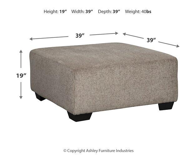 Ballinasloe Oversized Ottoman - Carl's Furniture (Garden City, KS)