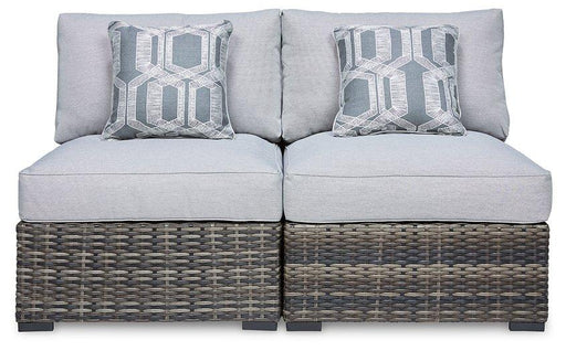 Harbor Court Armless Chair with Cushion (Set of 2) - Carl's Furniture (Garden City, KS)