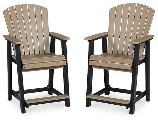 Fairen Trail Outdoor Counter Height Bar Stool (Set of 2) - Carl's Furniture (Garden City, KS)