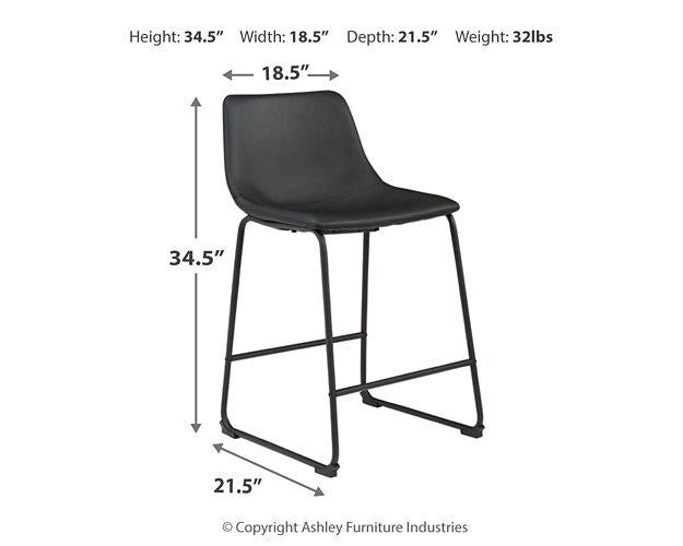 Centiar Counter Height Bar Stool - Carl's Furniture (Garden City, KS)
