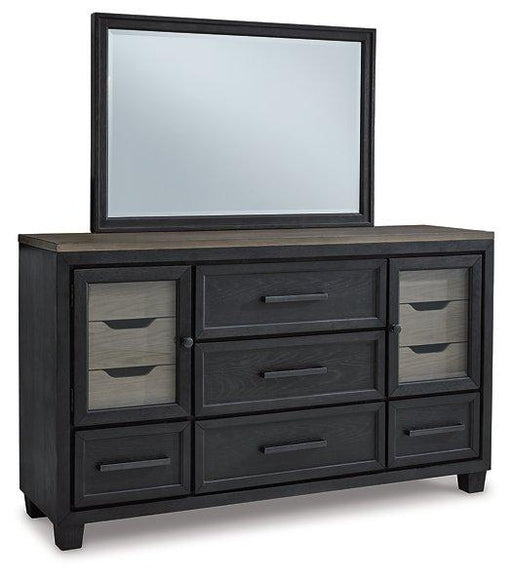 Foyland Dresser and Mirror - Carl's Furniture (Garden City, KS)