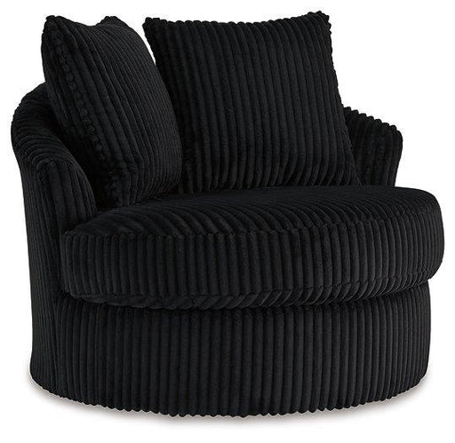 Gramwell Swivel Accent Chair - Carl's Furniture (Garden City, KS)