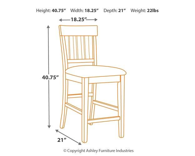 Haddigan Counter Height Bar Stool - Carl's Furniture (Garden City, KS)