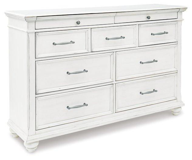 Kanwyn Dresser and Mirror - Carl's Furniture (Garden City, KS)