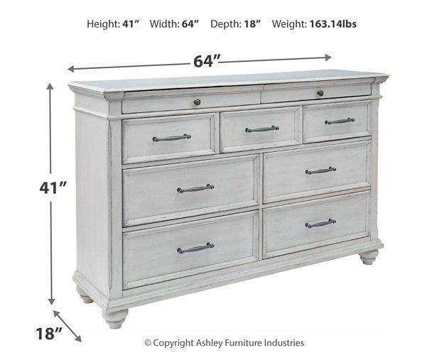 Kanwyn Dresser and Mirror - Carl's Furniture (Garden City, KS)