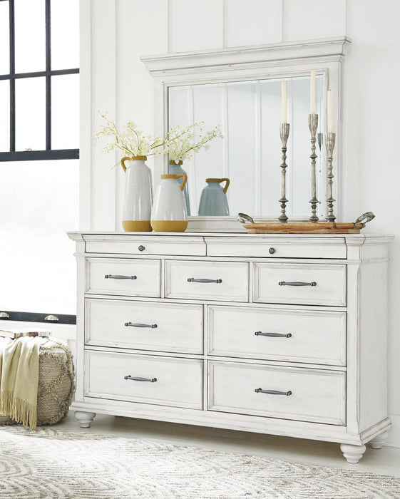Kanwyn Dresser and Mirror - Carl's Furniture (Garden City, KS)