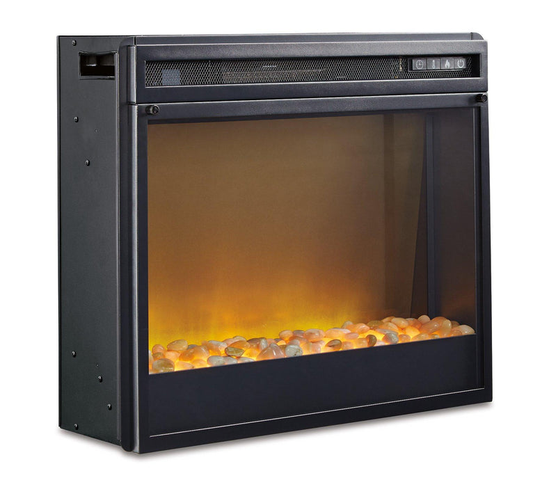Wildenauer 76" TV Stand with Electric Fireplace - Carl's Furniture (Garden City, KS)