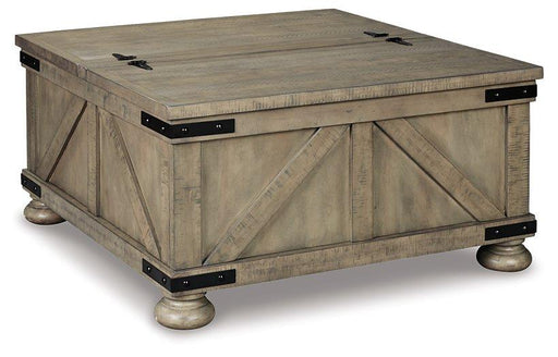 Aldwin Coffee Table With Storage - Carl's Furniture (Garden City, KS)