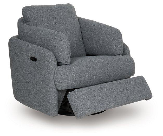 Alainmont Next-Gen Nuvella Swivel Power Recliner - Carl's Furniture (Garden City, KS)