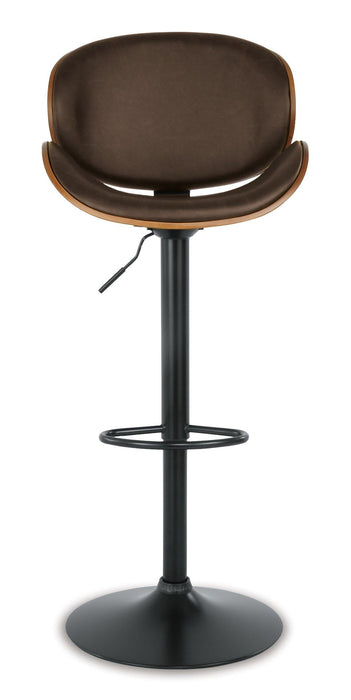 Bellatier Adjustable Height Bar Stool - Carl's Furniture (Garden City, KS)