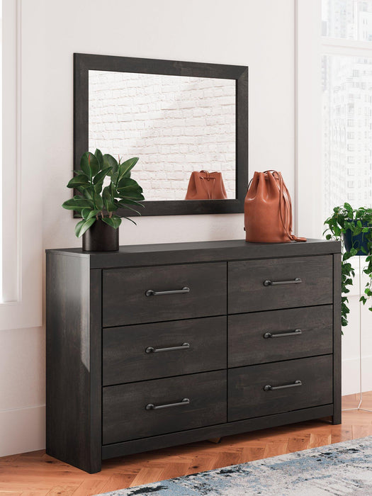 Hollivern Dresser and Mirror - Carl's Furniture (Garden City, KS)