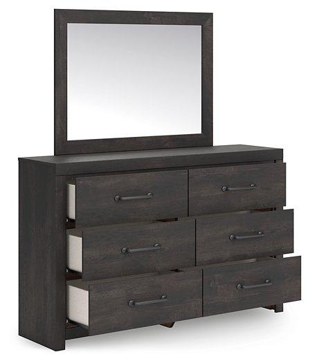 Hollivern Dresser and Mirror - Carl's Furniture (Garden City, KS)