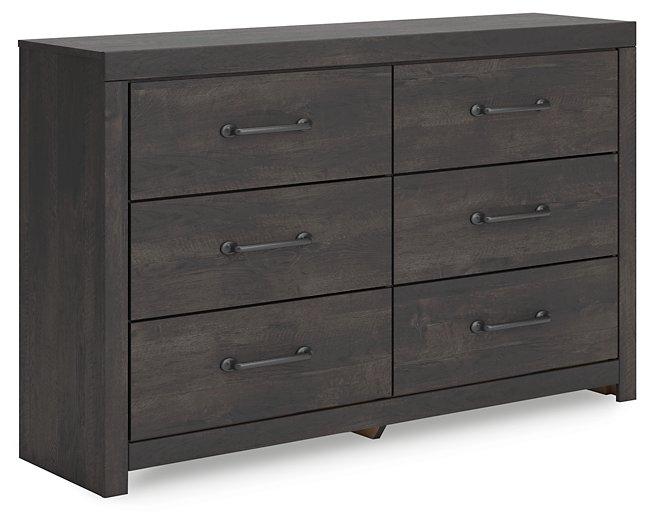 Hollivern Dresser and Mirror - Carl's Furniture (Garden City, KS)