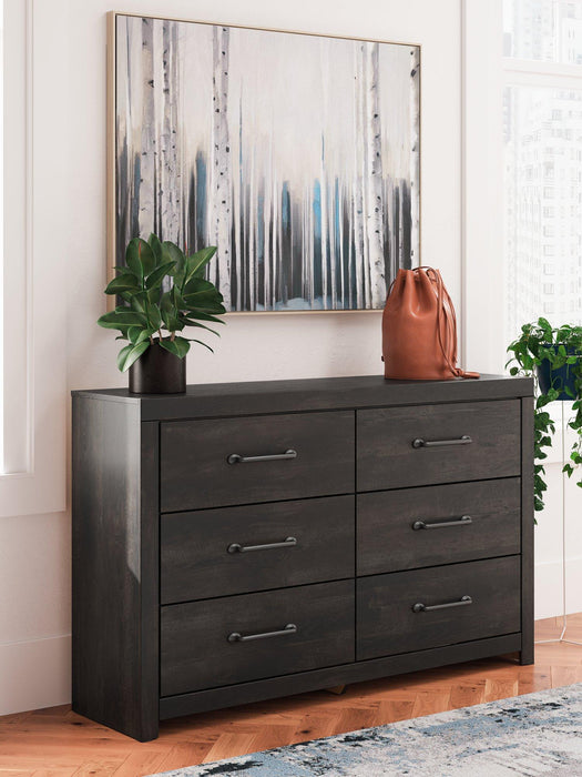 Hollivern Dresser and Mirror - Carl's Furniture (Garden City, KS)
