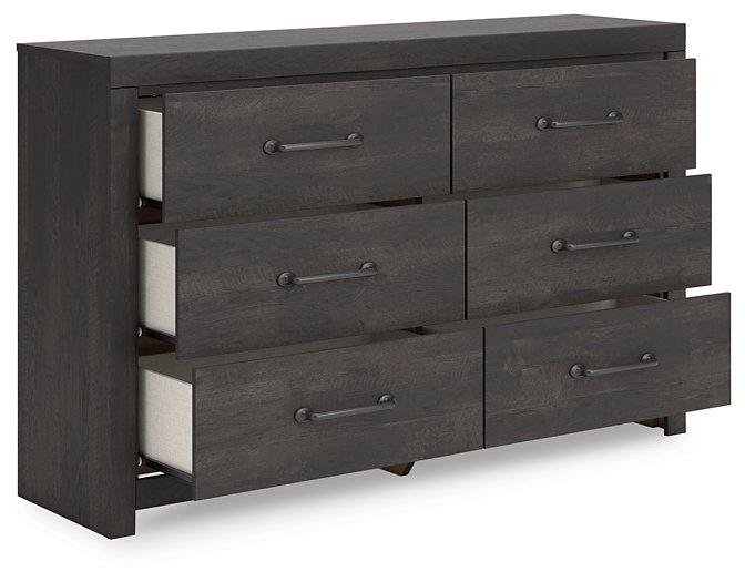 Hollivern Dresser and Mirror - Carl's Furniture (Garden City, KS)