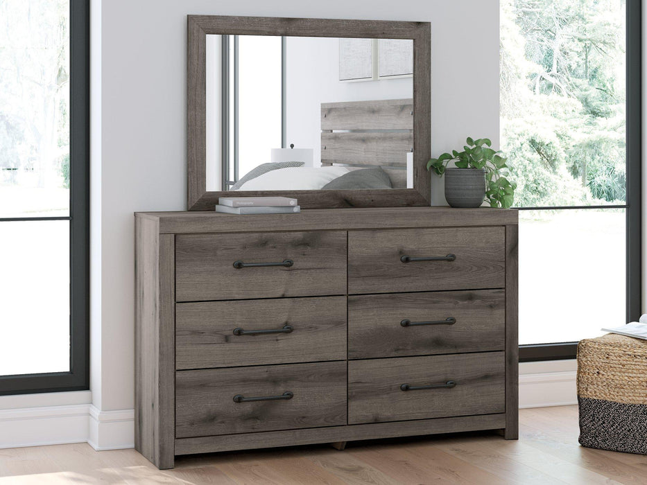 Graystorm Dresser and Mirror - Carl's Furniture (Garden City, KS)