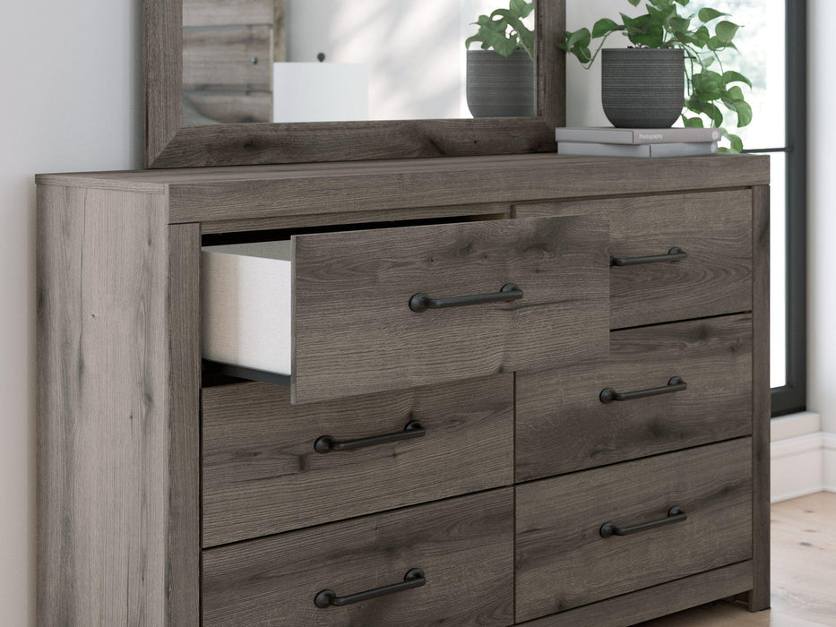 Graystorm Dresser and Mirror - Carl's Furniture (Garden City, KS)