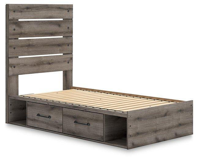 Graystorm Bed with Storage - Carl's Furniture (Garden City, KS)