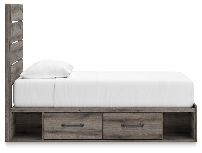 Graystorm Bed with Storage - Carl's Furniture (Garden City, KS)